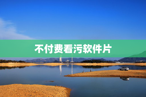 不付费看污软件片