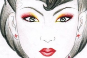 时尚彩妆造型图片素描技巧与实践解析