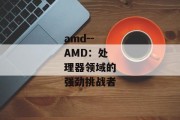 amd--AMD：处理器领域的强劲挑战者
