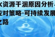 水资源干涸原因分析与应对策略-可持续发展之路