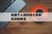 田震个人资料简介及音乐成就概览