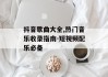 抖音歌曲大全,热门音乐收录指南-短视频配乐必备
