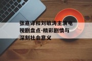 张嘉译和刘敏涛主演电视剧盘点-精彩剧情与深刻社会意义