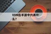 VXN在手游中代表什么？