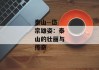泰山--岱宗雄姿：泰山的壮丽与传奇