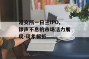 港交所一日三IPO,锣声不息的市场活力展现-现象解析