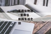 星露谷物语--星露谷田园生活之旅