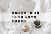 杜斯琦营销工具,提升SEO排名-应用策略与优化指南