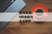 游戏等级LV的全称与含义解析