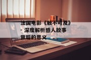 法国电影《触不可及》- 深度解析感人故事背后的意义