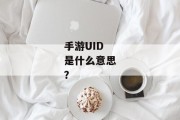 手游UID是什么意思？
