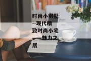 时尚小别墅--现代精致时尚小宅——魅力之居