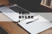 手游iOS是什么意思？