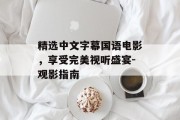 精选中文字幕国语电影，享受完美视听盛宴-观影指南