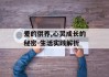 爱的供养,心灵成长的秘密-生活实践解析