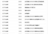CCTV5体育频道直播,全方位观看指南与节目时间表