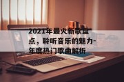 2021年最火新歌盘点，聆听音乐的魅力-年度热门歌曲解析
