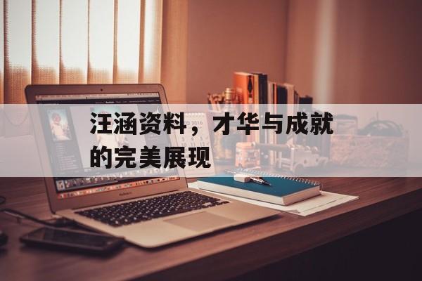 汪涵资料，才华与成就的完美展现