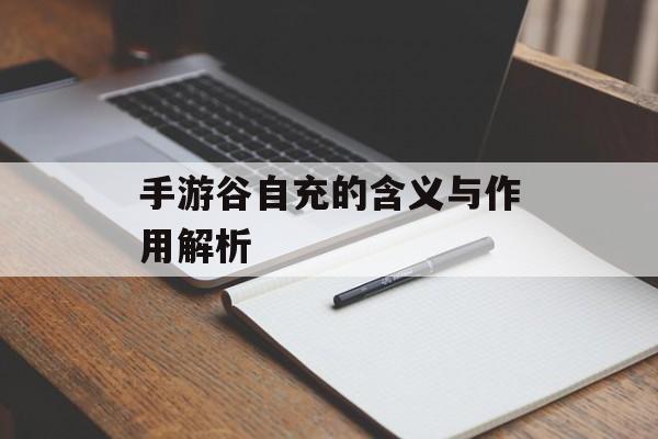 手游谷自充的含义与作用解析
