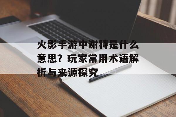 火影手游中谢特是什么意思？玩家常用术语解析与来源探究