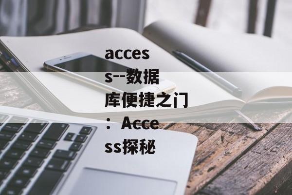 access--数据库便捷之门：Access探秘